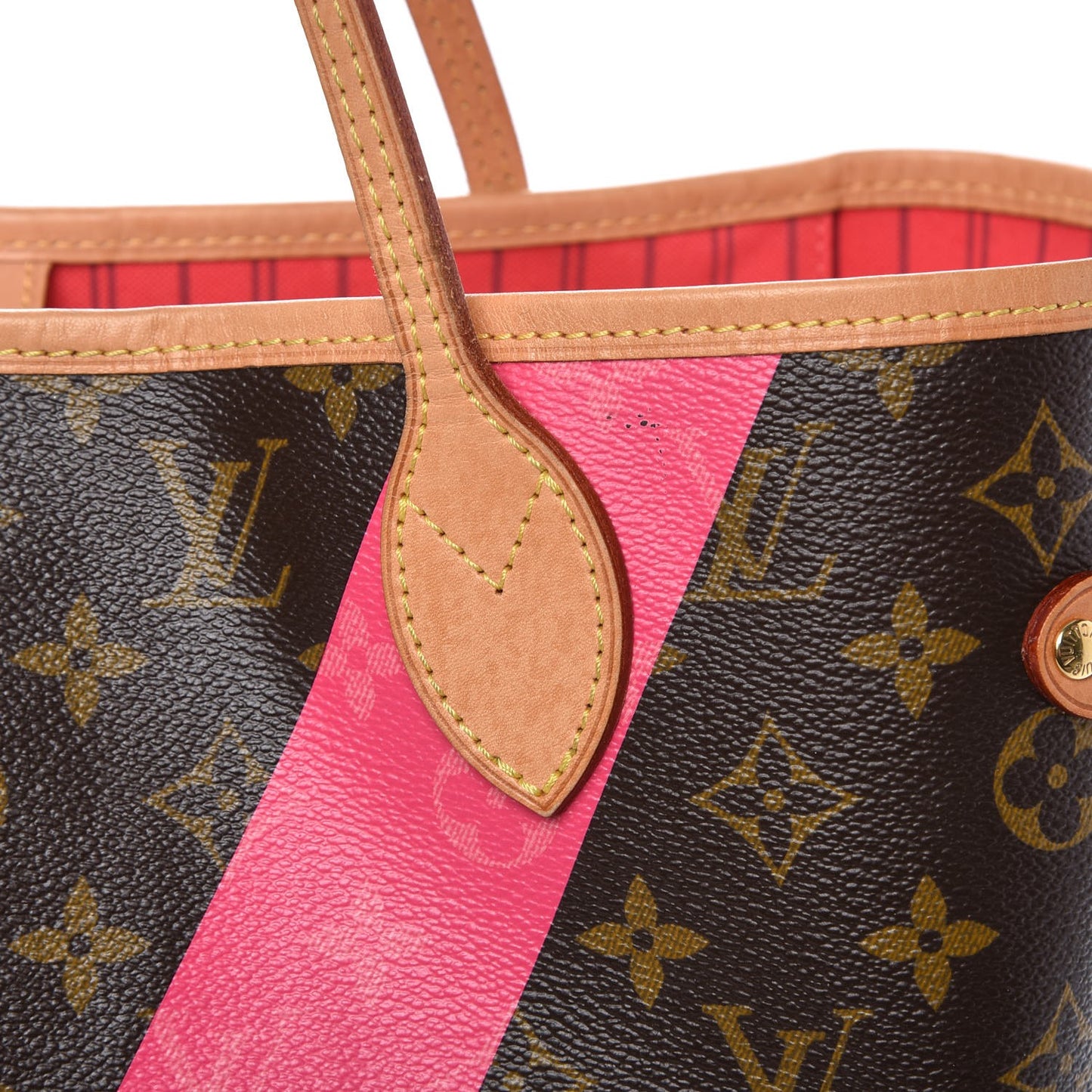 Monogram V Neverfull MM Grenade