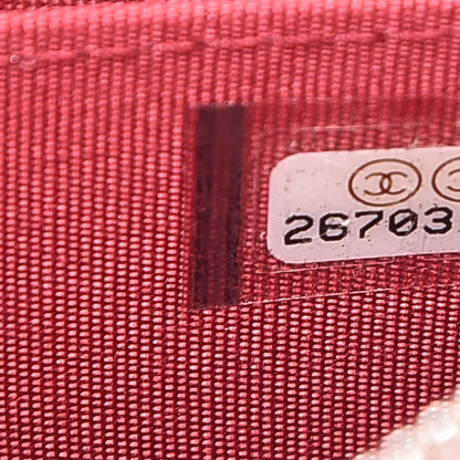Chanel Caviar Quilted Diamond CC Duo Zip Coin Purse Pink 7 of 8