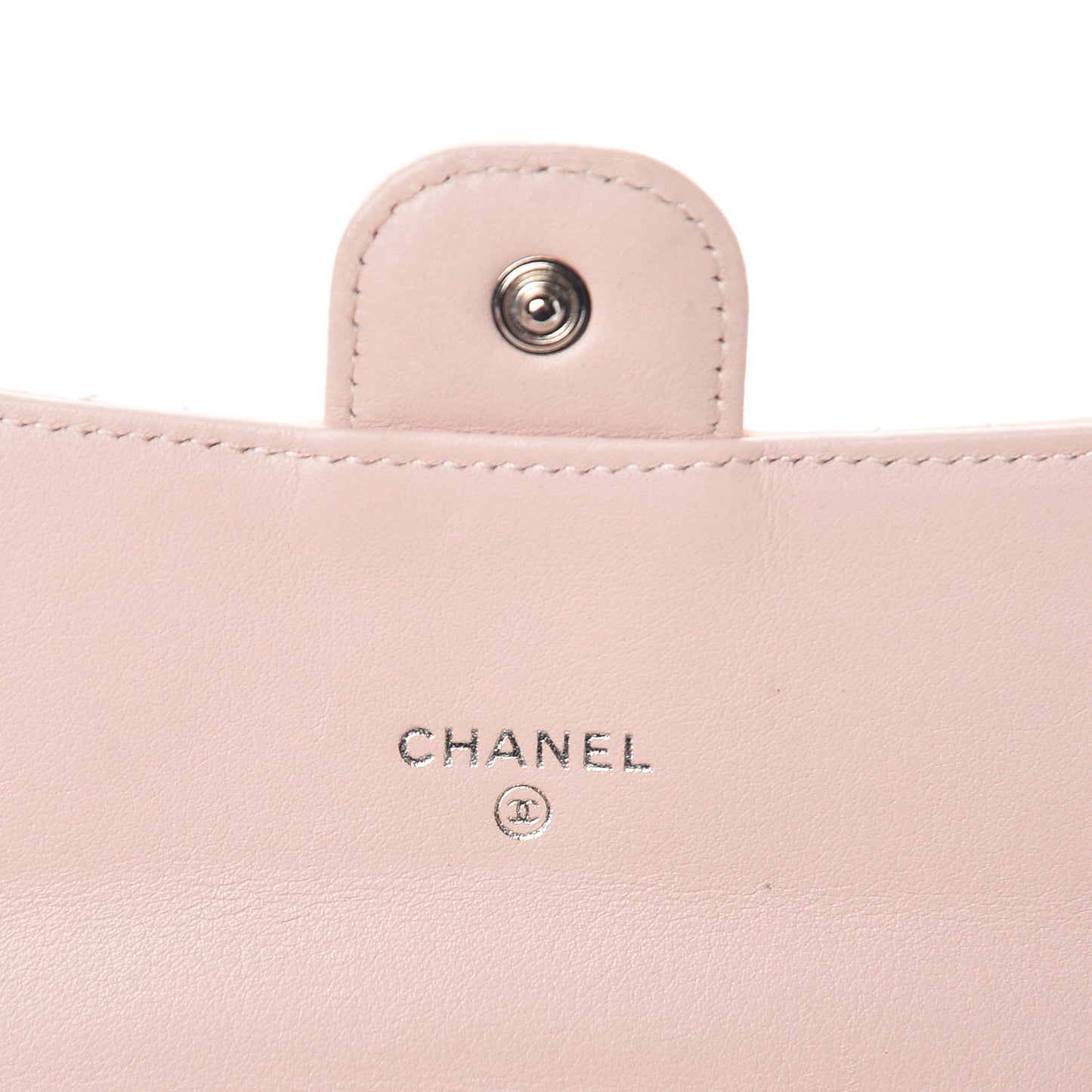 Patent Quilted Large Flap Wallet Pink