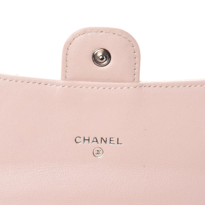Chanel Patent Quilted Large Flap Wallet Pink 8 of 24