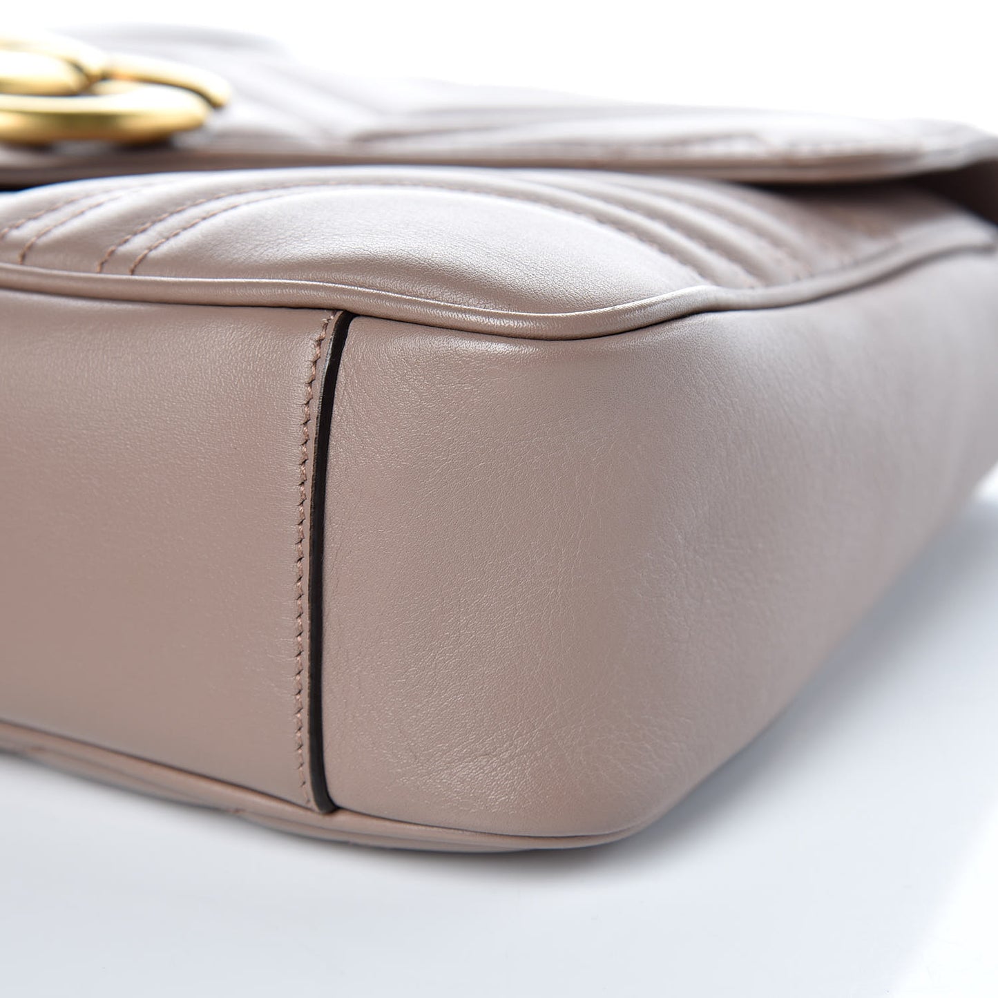 Calfskin Matelasse Medium GG Marmont Shoulder Bag Porcelain Rose