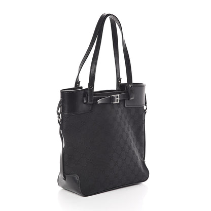 Gucci Monogram Small Bucket Tote Black 3 of 9