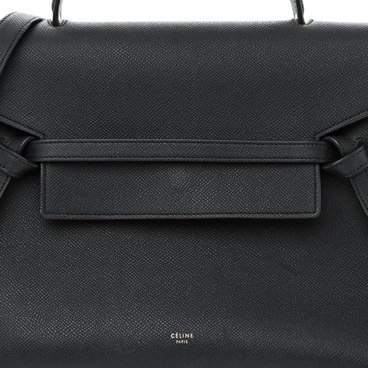 Celine Grained Calfskin Mini Belt Bag Black 8 of 10