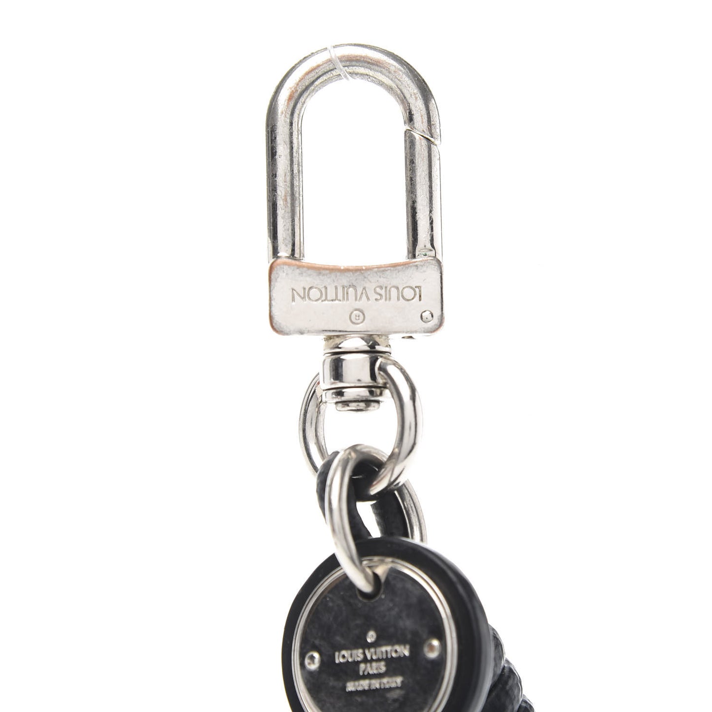 Palladium Damier Graphite Rope Bag Charm Key Holder