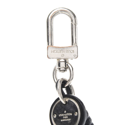 Louis Vuitton Palladium Damier Graphite Rope Bag Charm Key Holder 7 of 8