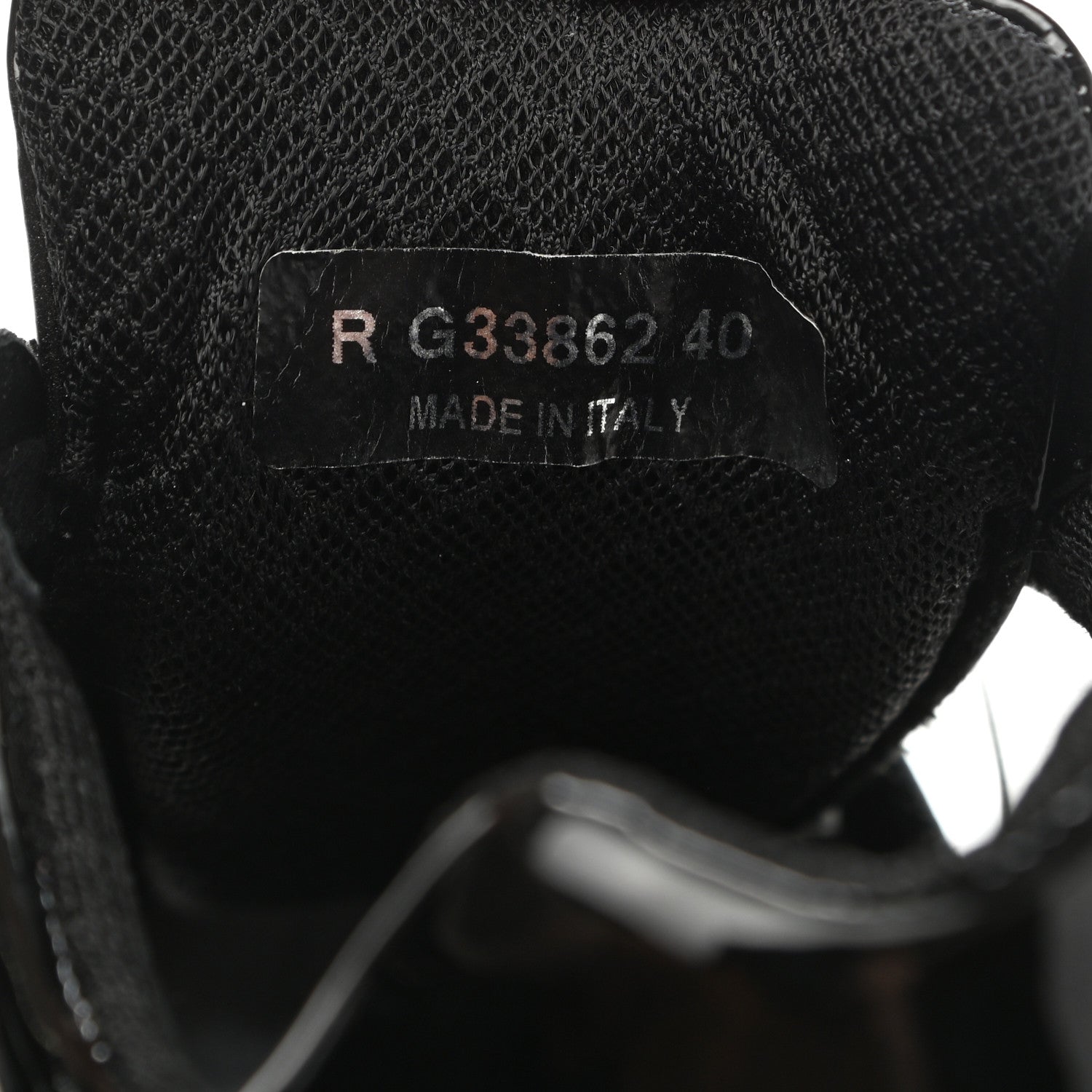 Chanel Calfskin Patent Transparent Sneakers 40 Black 7 of 7