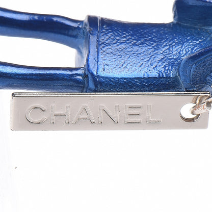 Chanel Madame Coco Figurine Necklace Blue 5 of 12