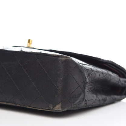Chanel Lambskin Quilted Medium Double Flap Black 19 of 19