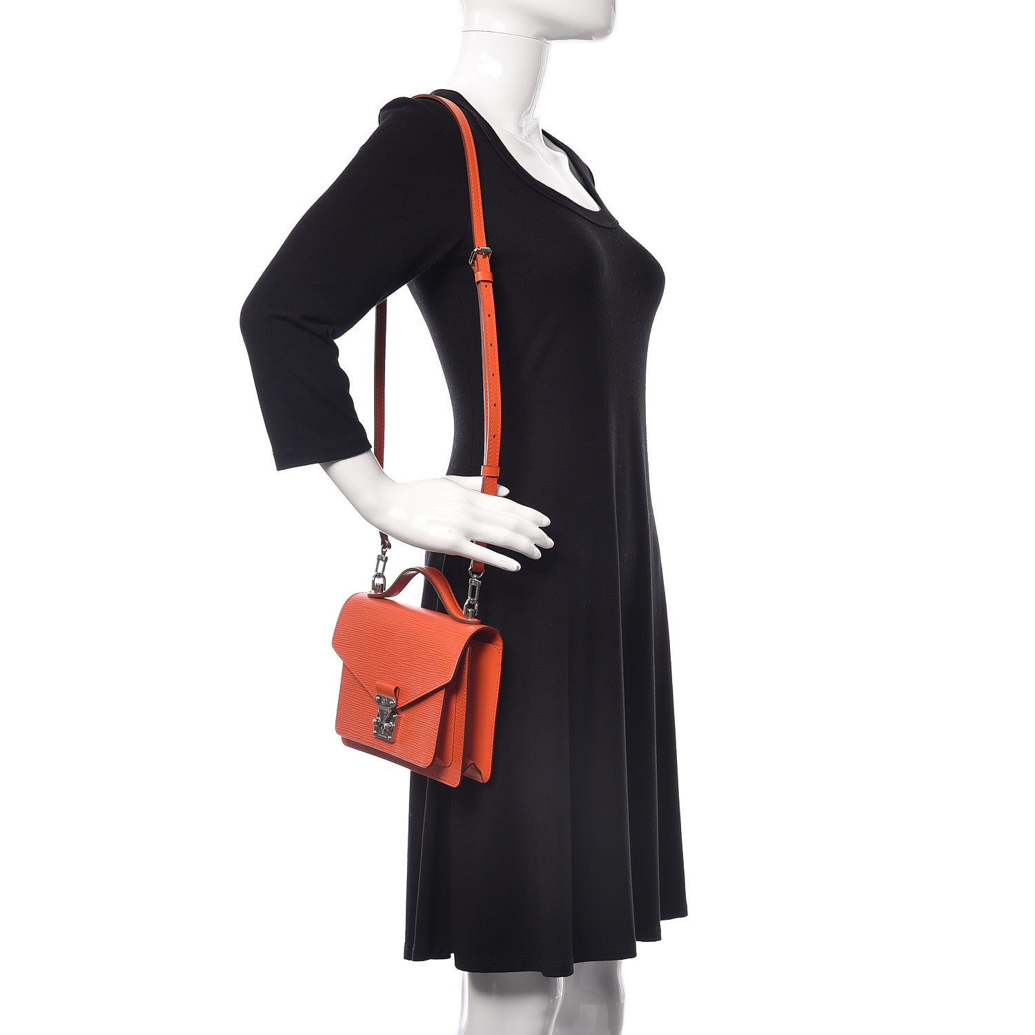 Louis Vuitton Epi Monceau BB Piment 2 of 9