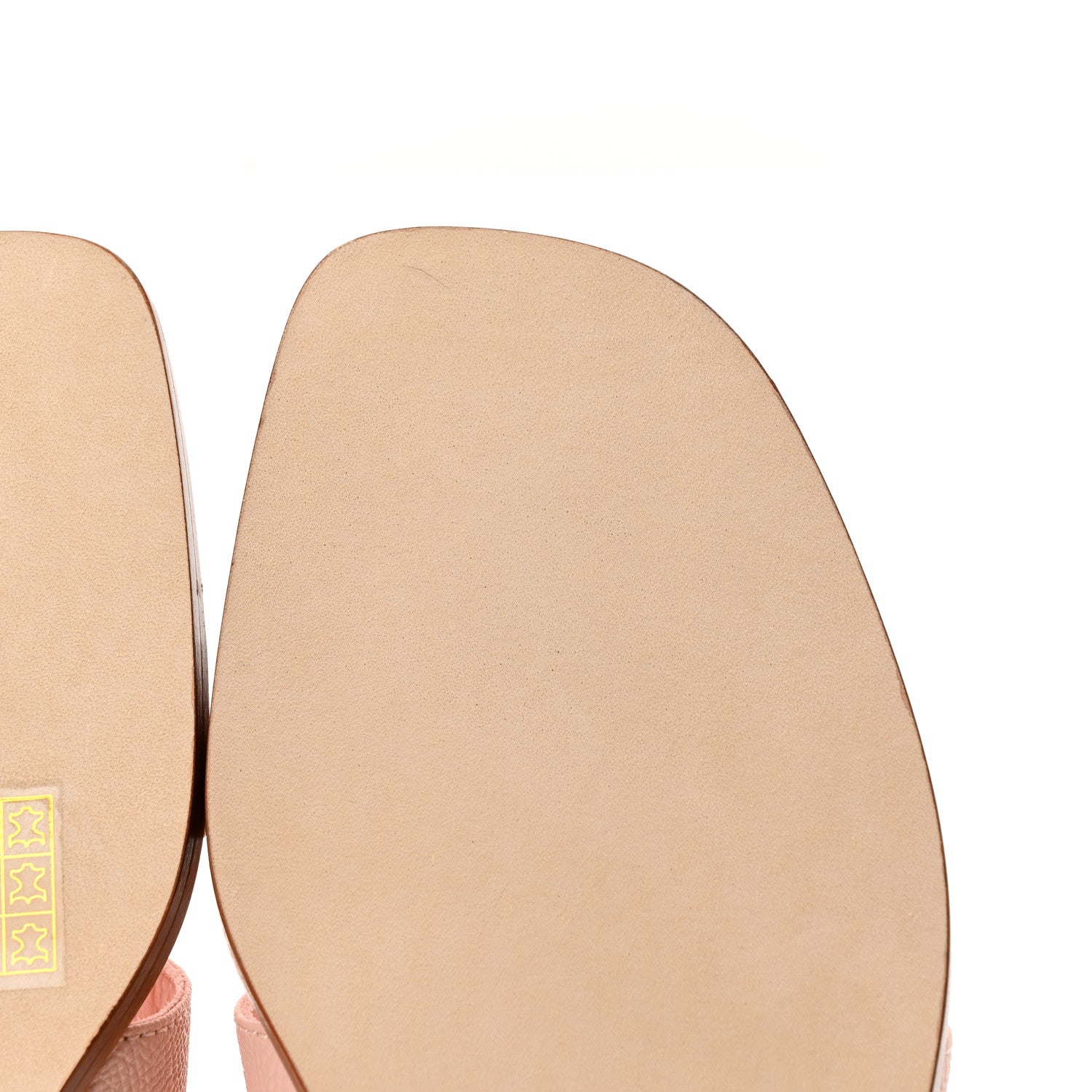 Hermes Epsom Oran Sandals 36.5 Rose Pale 8 of 9