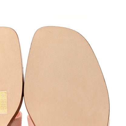 Hermes Epsom Oran Sandals 36.5 Rose Pale 8 of 9