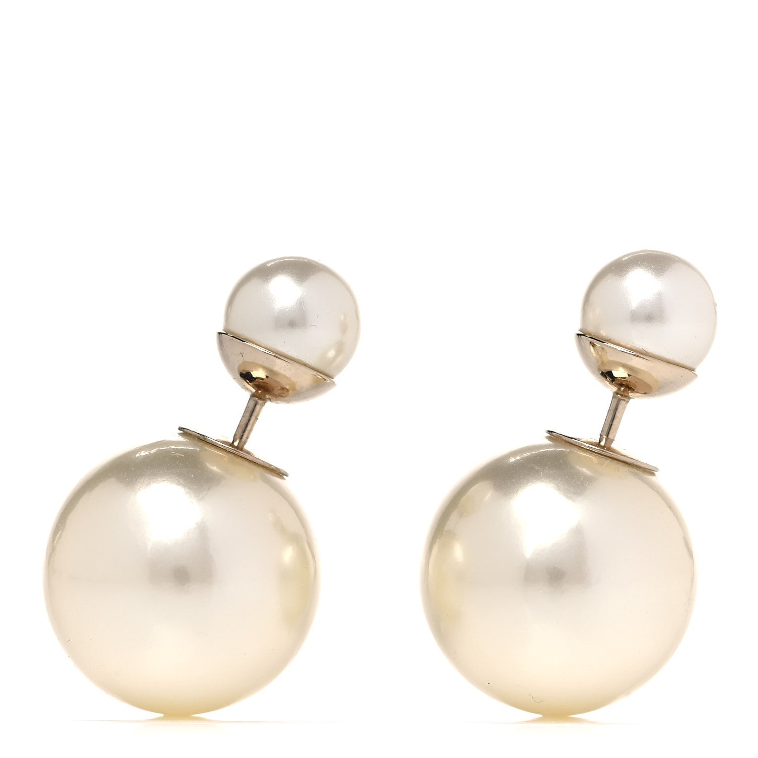 Christian Dior Pearl Mise En Dior Tribal Earrings 1 of 5