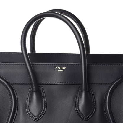 Celine Smooth Calfskin Mini Luggage Navy Blue 9 of 11