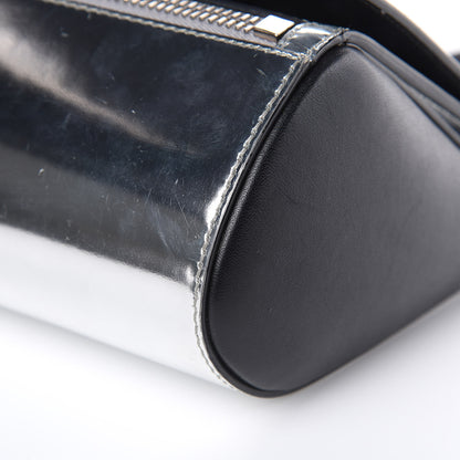 Givenchy Metallic Calfskin Mini Pandora Box Crossbody Bag Silver 9 of 16