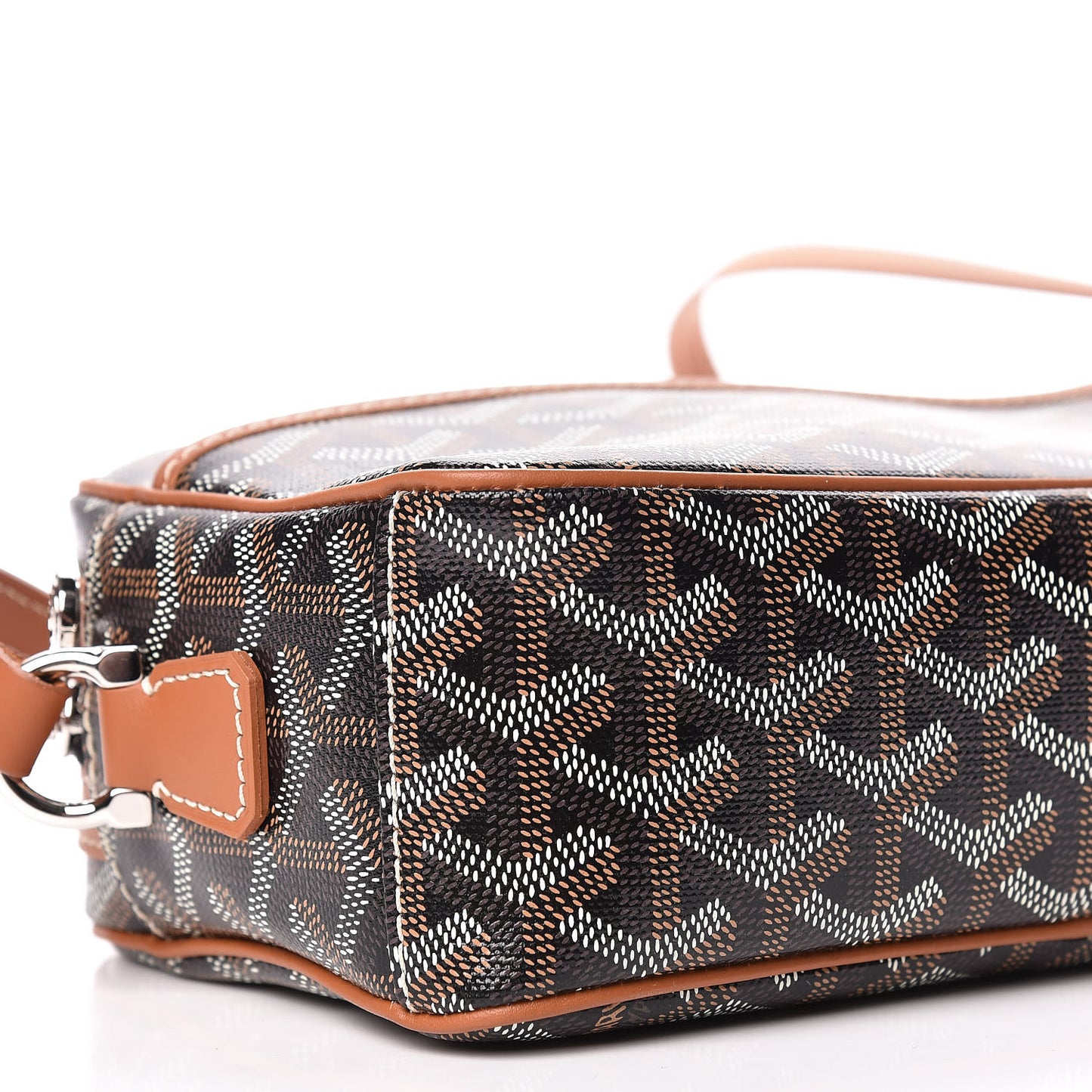 Goyardine Amacapvert Crossbody Bag Black Gold