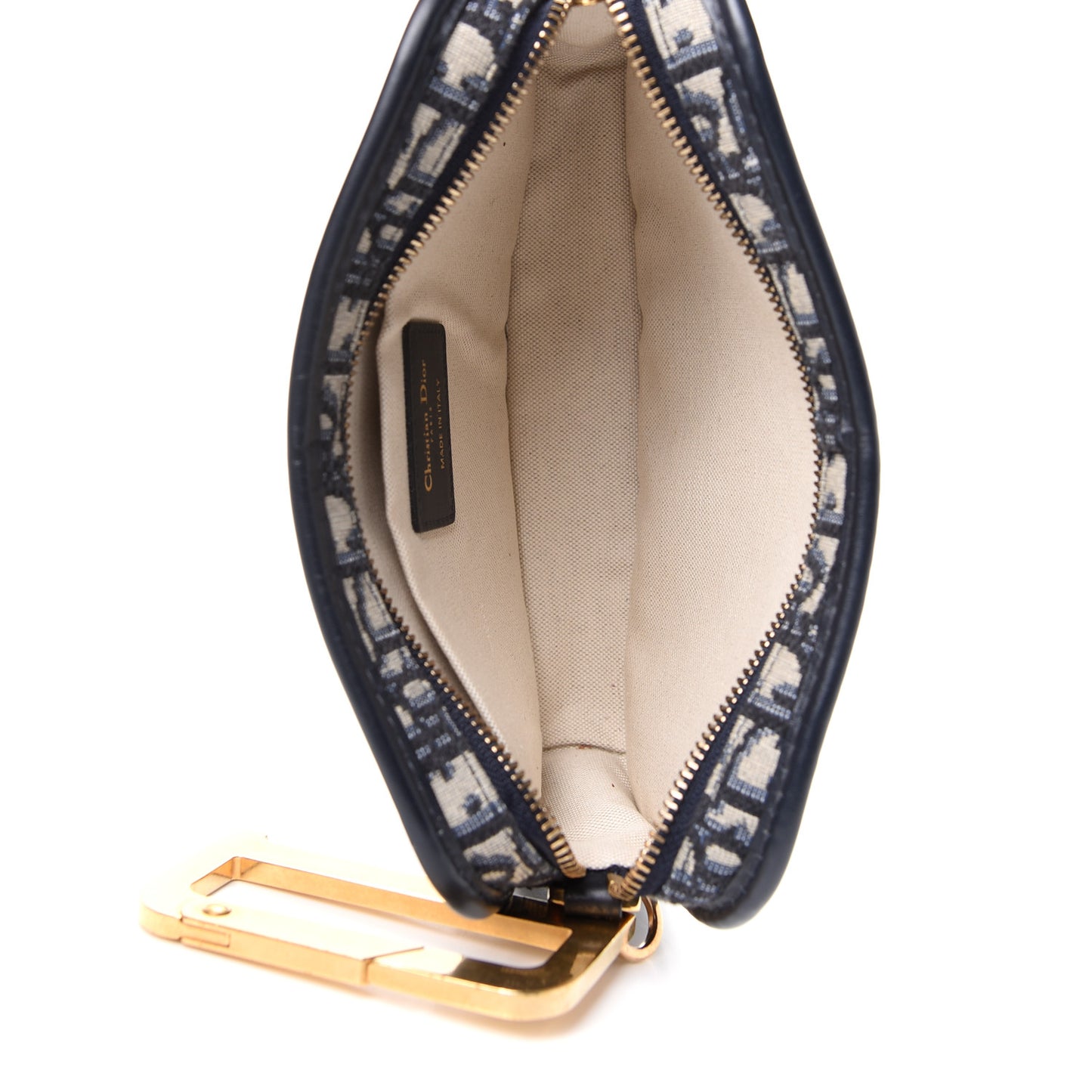 Oblique Diorquake Clutch Blue