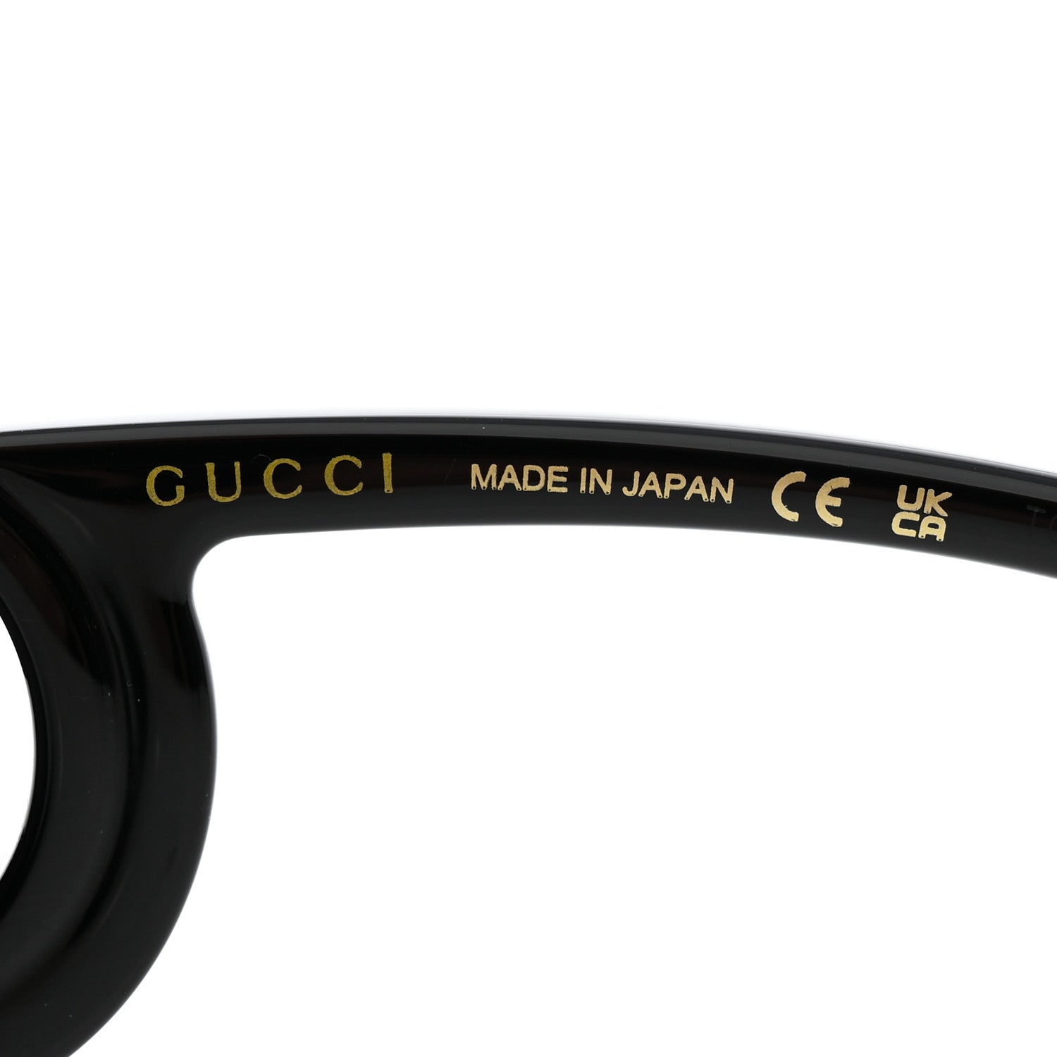 Gucci Acetate Chaise Rectangler Frame Sunglasses GG1325S Black 6 of 8