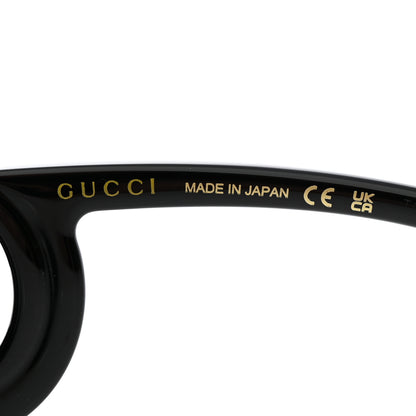 Gucci Acetate Chaise Rectangler Frame Sunglasses GG1325S Black 6 of 8