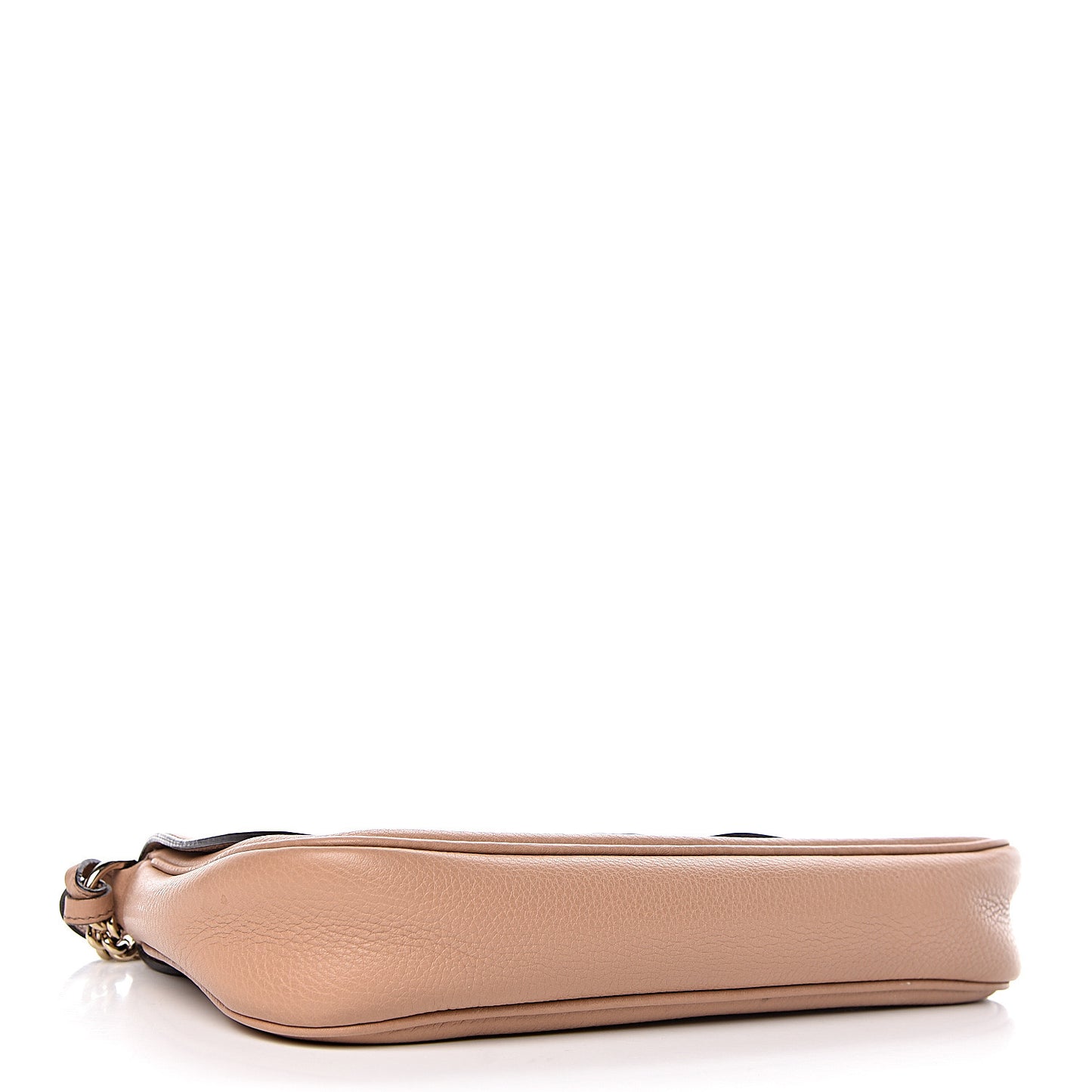 Pebbled Calfskin Medium Soho Flap Crossbody Camelia