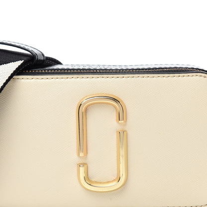 Marc Jacobs Saffiano Small Snapshot Camera Bag Cloud White Multicolor 10 of 10