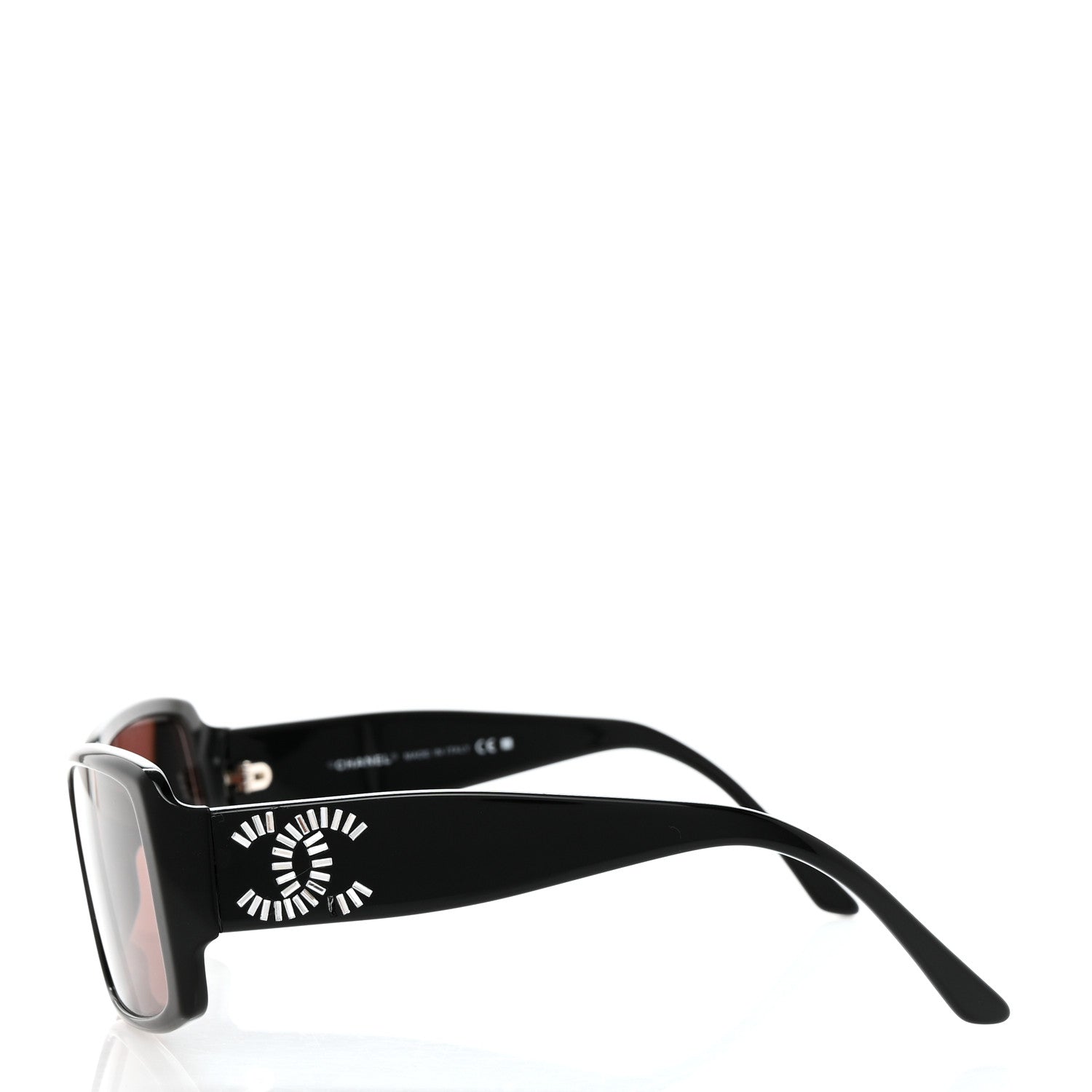 Chanel Crystal Baguette Prescription CC Sunglasses 5114-B Black 3 of 8