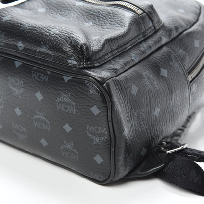 MCM Visetos Studded Small Dual Stark Backpack Black 9 of 9