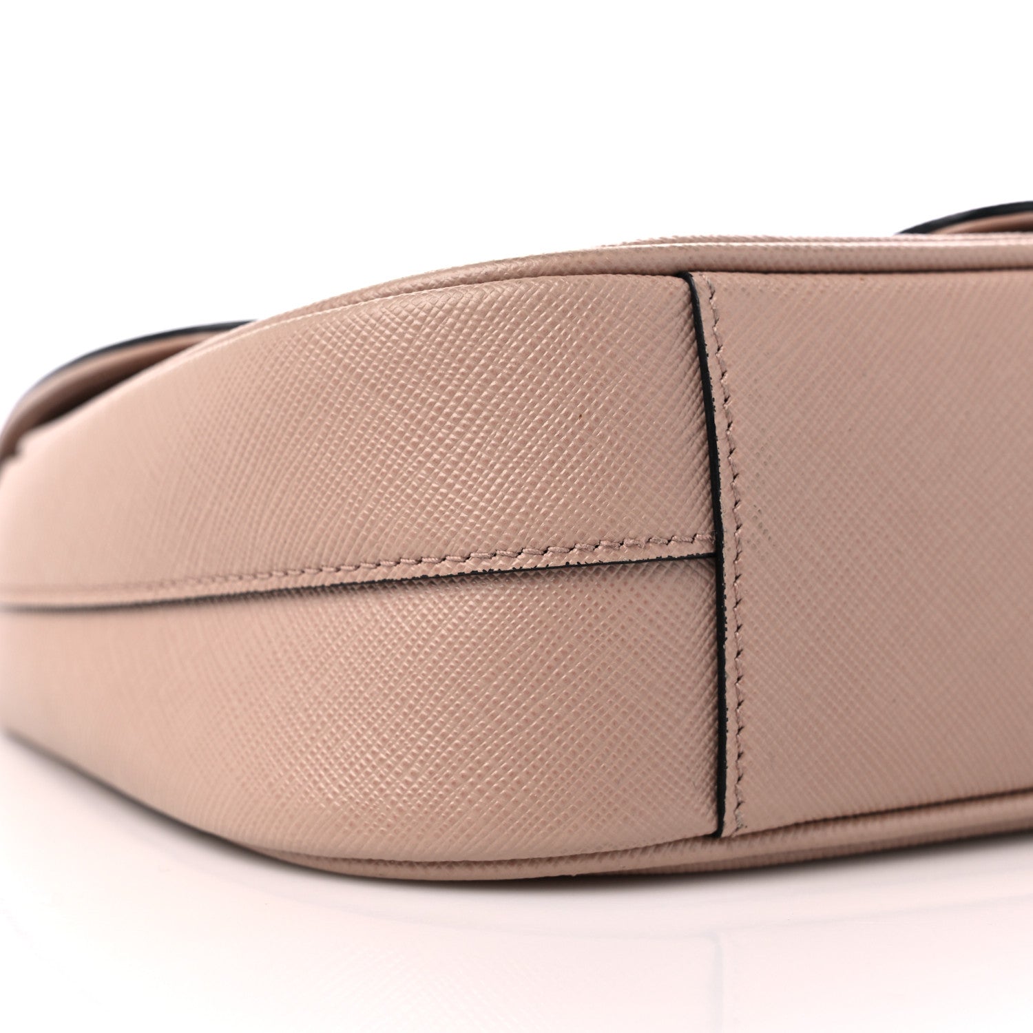 Prada Saffiano Lux Chain Shoulder Bag Beige 7 of 10