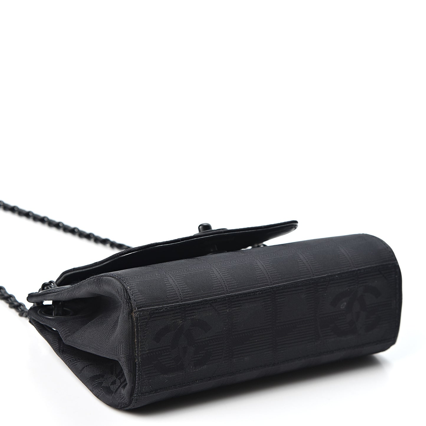 Nylon Mini Travel Accordion Flap Black