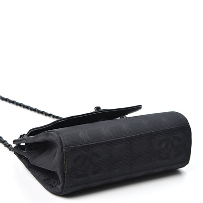 Chanel Nylon Mini Travel Accordion Flap Black 3 of 9