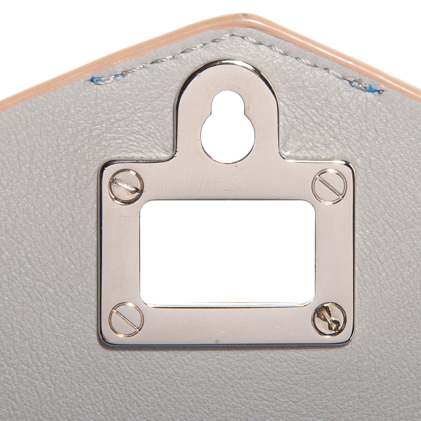 Matte Leather Double Sided PS1 Medium Satchel Peacock Grey Nude