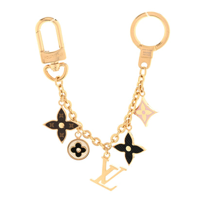Louis Vuitton Monogram Spring Street Bag Charm Key Holder Gold 1 of 5
