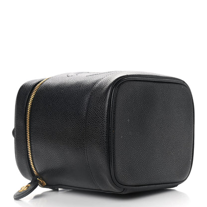 Chanel Caviar Vanity Cosmetic Case Black 4 of 14