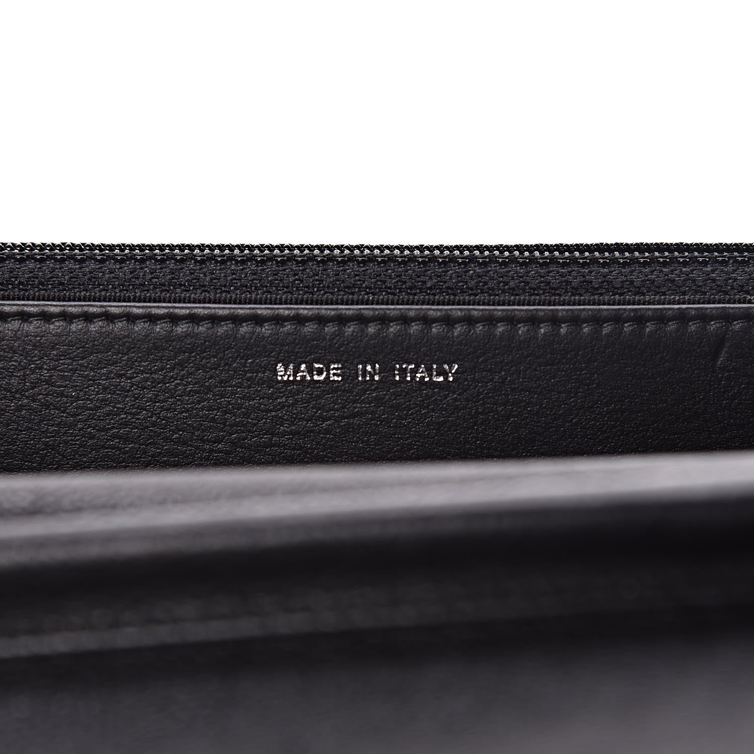 Chanel Crumpled Calfskin Quilted Wallet On Chain WOC So Black 9 of 14