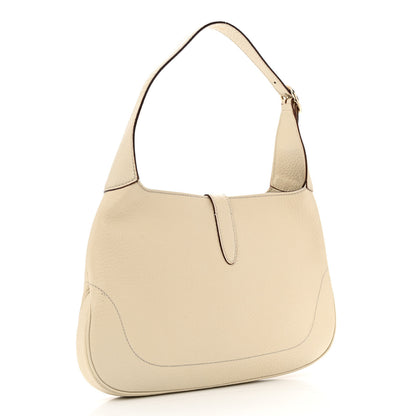 Gucci Calfskin Small Jackie O Hobo White 3 of 10