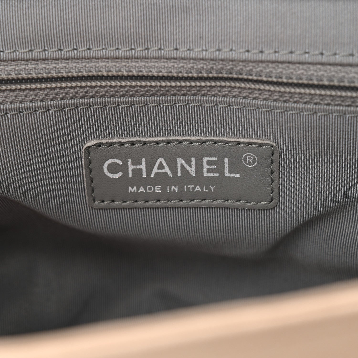 Chanel Washed Lambskin Quilted Medium Chain Around Messenger Beige 6 of 11