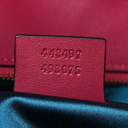 Gucci Velvet Matelasse Small GG Marmont Shoulder Bag Light Raspberry Rose 7 of 11