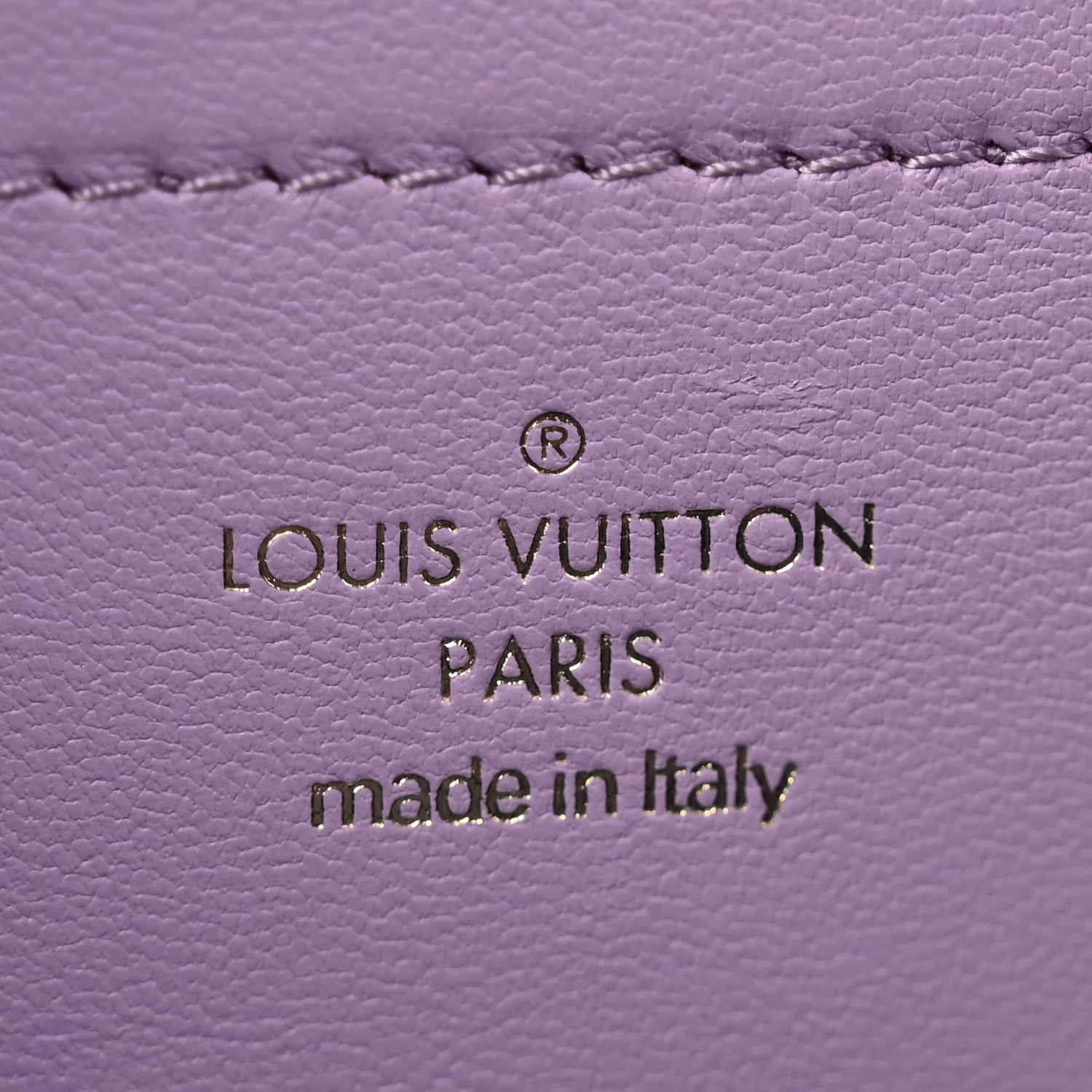 Louis Vuitton Lambskin Embossed Monogram Pochette Coussin Parme 6 of 12