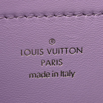 Louis Vuitton Lambskin Embossed Monogram Pochette Coussin Parme 6 of 12