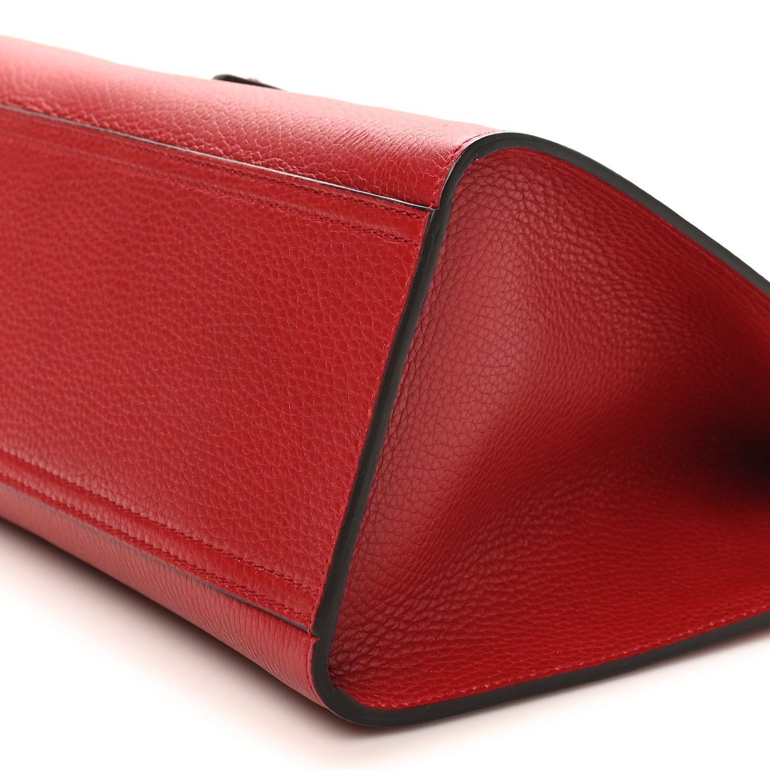 Gucci Calfskin Small GG Marmont Top Handle Bag Vulcanic Red 10 of 10