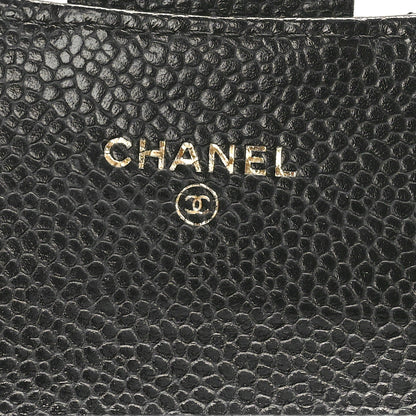 Chanel Caviar Quilted Flap Card Holder Black 6 of 9