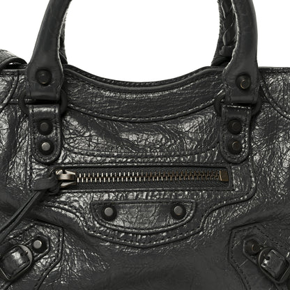 Balenciaga Agneau Arena Storico Classic Hardware Nano Le City Grey 8 of 10