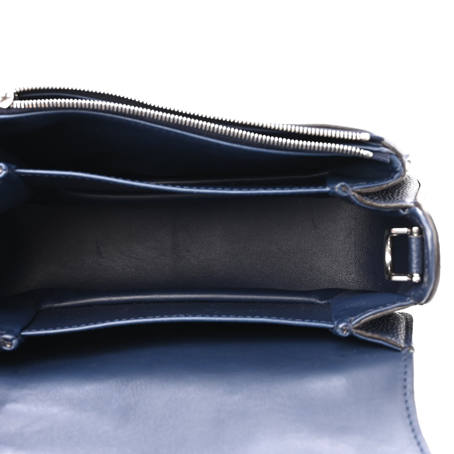 Grained Calfskin Vivienne NM Blue Marine
