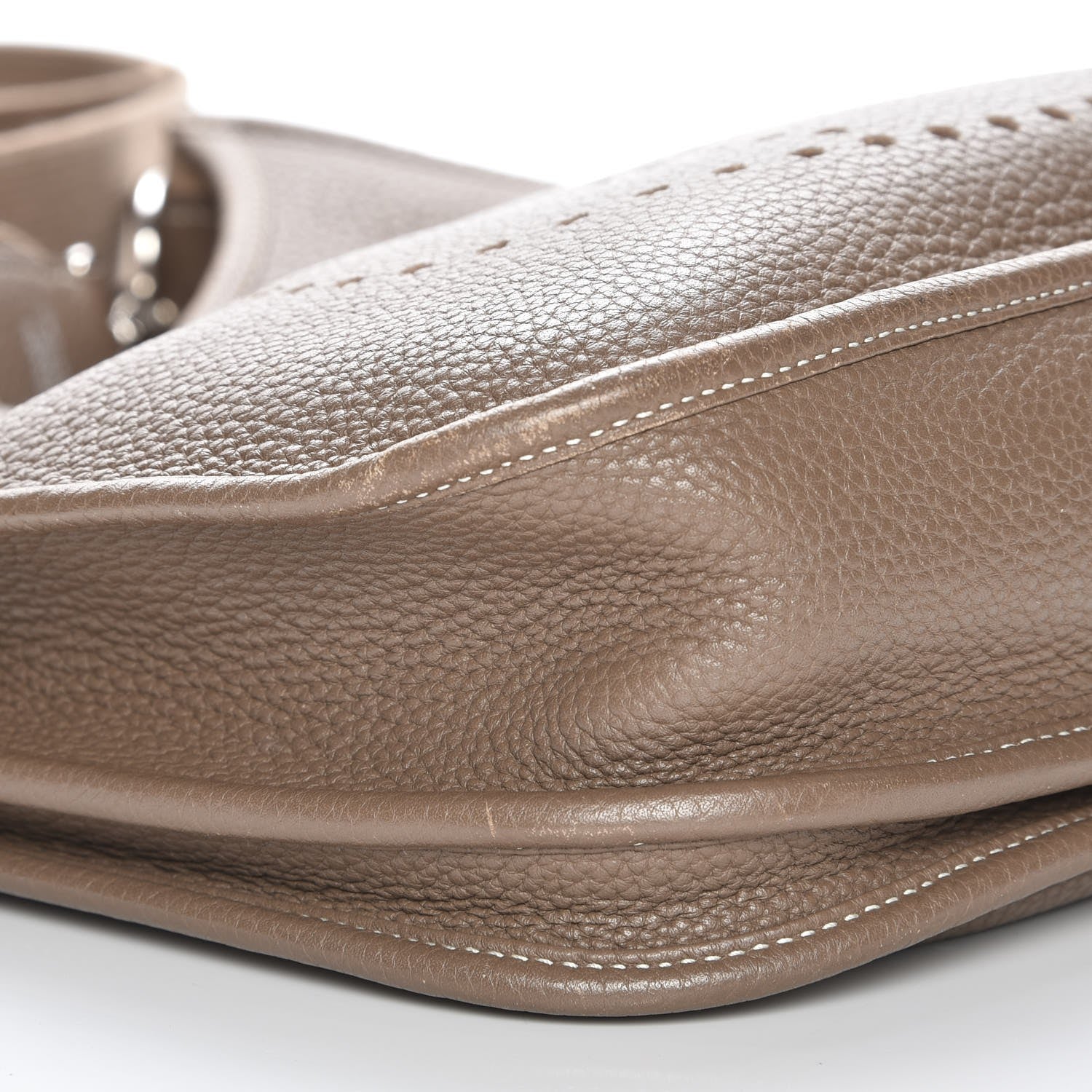 Hermes Taurillon Clemence Evelyne III PM Etoupe 8 of 10