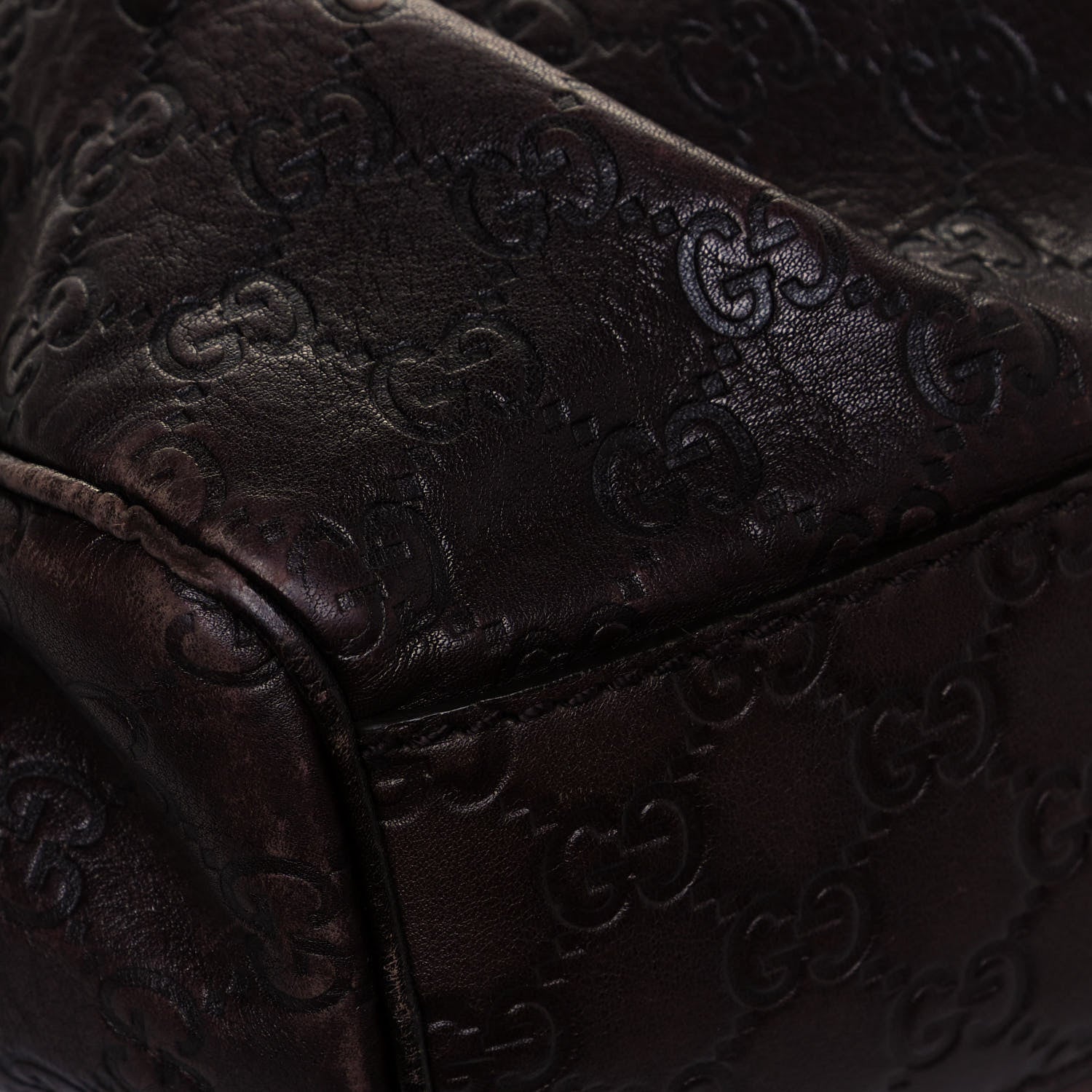 Gucci Guccissima Medium Sukey Tote Chocolate 10 of 17