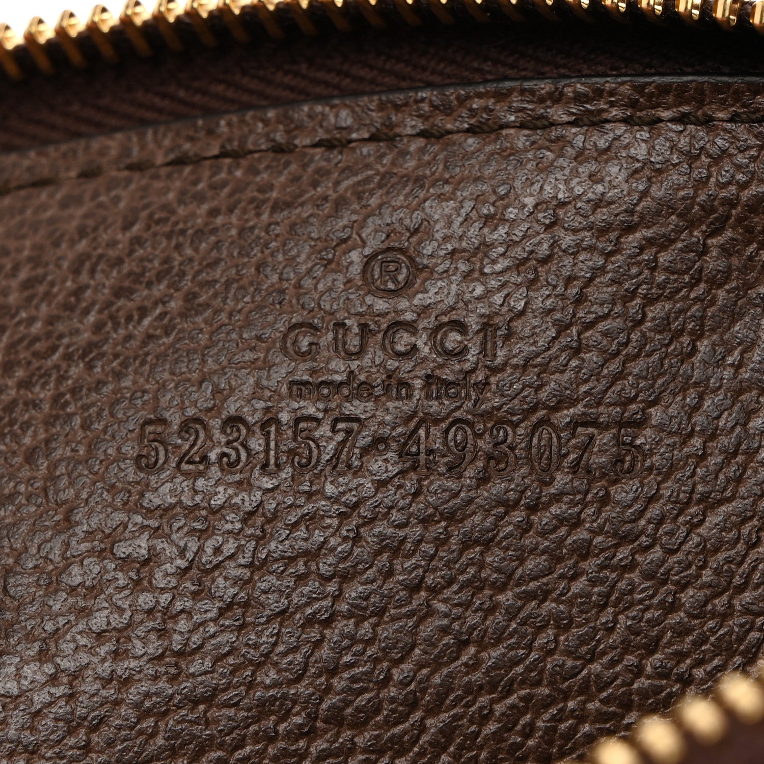 Gucci GG Supreme Monogram Web Ophidia Zip Around Key Case Beige New Acero 6 of 7