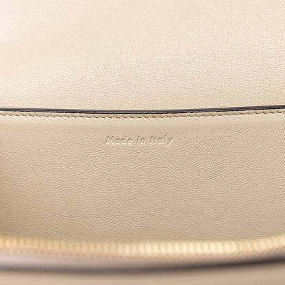 Celine Shiny Smooth Calfskin Medium Frame Shoulder Bag Grege Storm 5 of 8