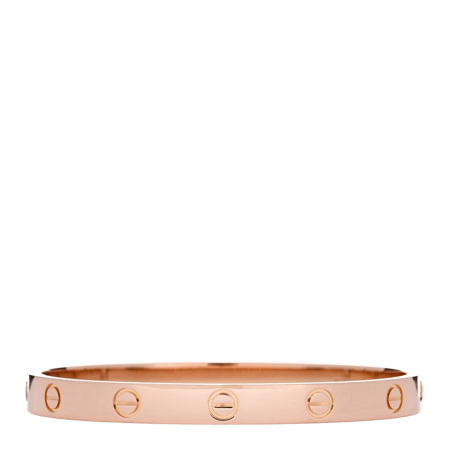 18K Pink Gold LOVE Bracelet 17