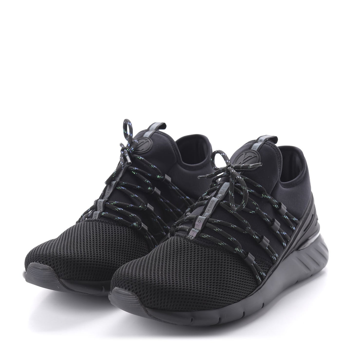 Neoprene Mesh Rubber Fastlane Low Sneakers 10 Black
