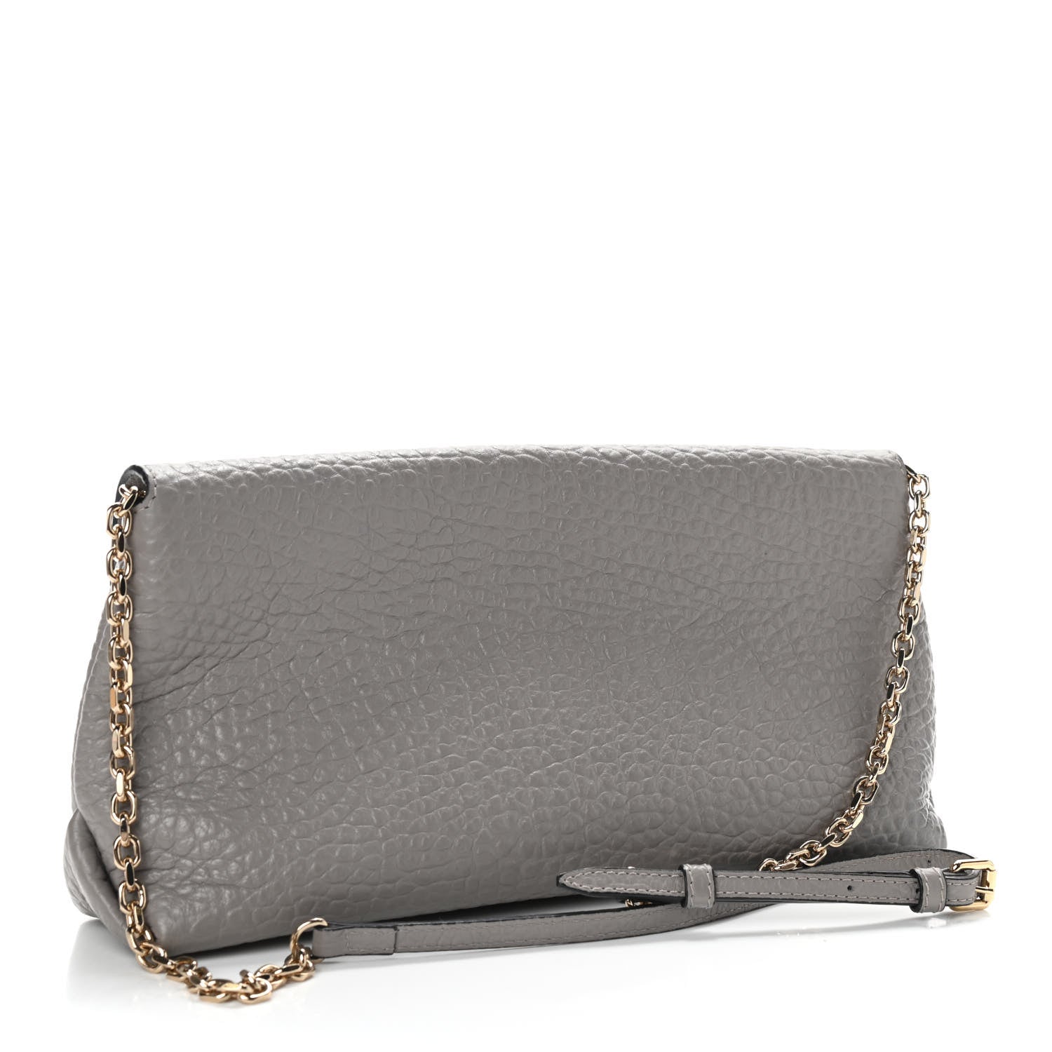 Burberry Signature Grain Medium Mildenhall Crossbody Bag Pale Grey 2 of 9