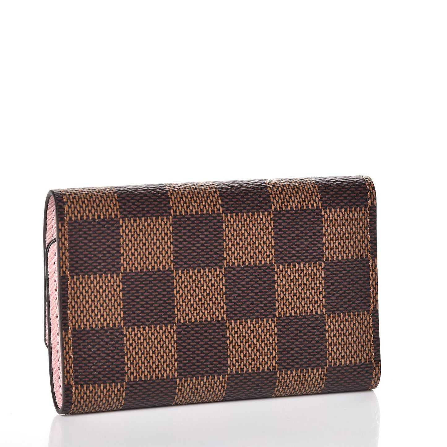 Damier Ebene Multicles 6 Key Holder Rose Ballerine